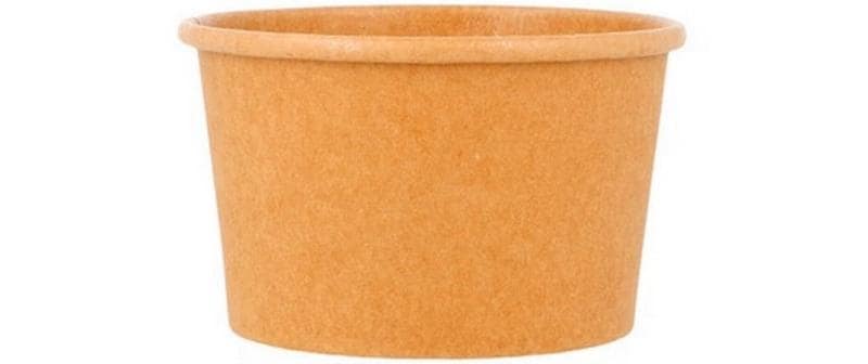 Webstar Coupe à glace Kraft 120 ml brun 50 Pièce/s