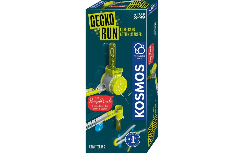 Kosmos Accessoires pour circuits de billes Gecko Run Extension Action Starter