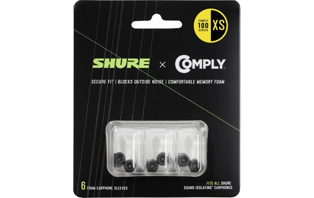 Shure Embouts auriculaires EACYF1-6XS 6 pièces