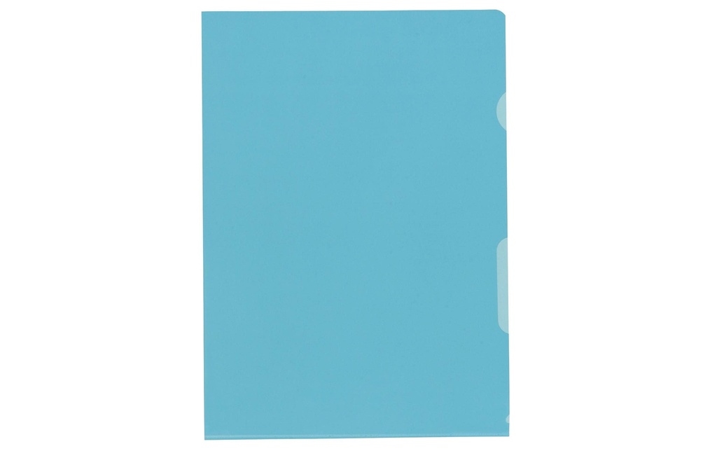KOLMA Poche A4 lisse superstr. bleu (100 pces)