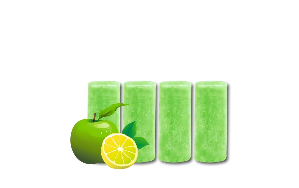 Abfluss-Fee Pierre odorante pomme-citron 4 pièces