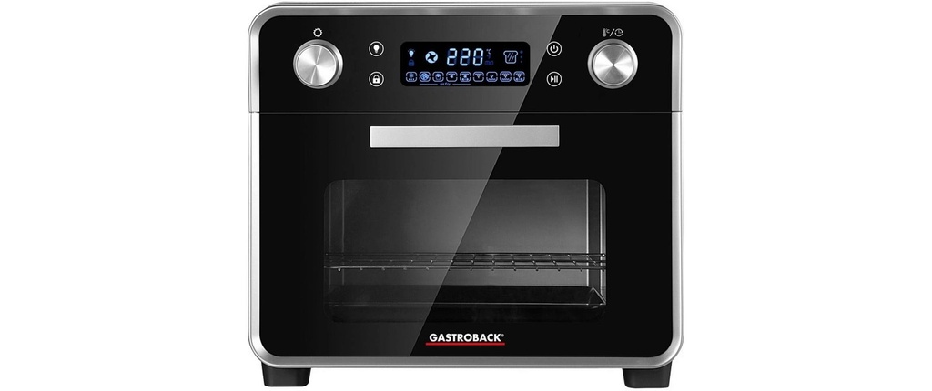 Gastroback Four Design Ofen Air Fry & Pizza 22 l, noir