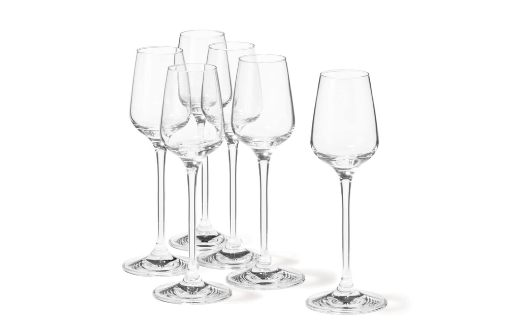 LEONARDO Verre à schnaps Tivoli 100 ml, 6 Pièce/s, Transparent 