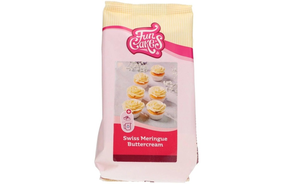 Funcakes Mélange pour crème au beurre Swiss Meringue 400g
