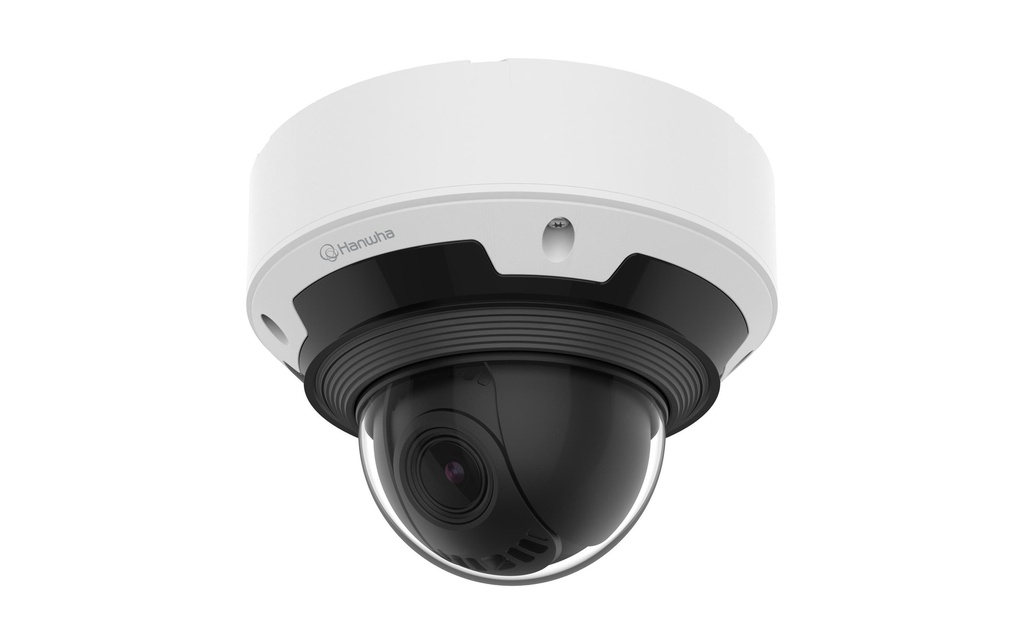 Hanwha Vision Caméra réseau PNV-A7082RZ Dôme d'extérieur AI 4MP 4.6-9.35 mm