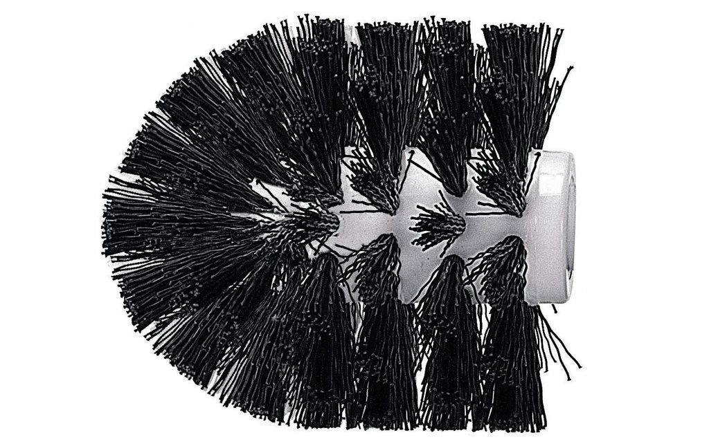 Kleine Wolke Tête de brosse de rechange 1 pièce, noir