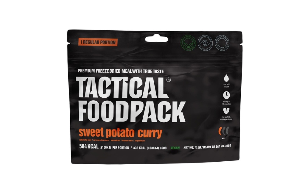 Tactical Foodpack Plat principal Sweet Potato Curry