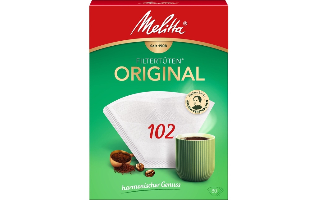Melitta Filtre Original 102, 80 pièces