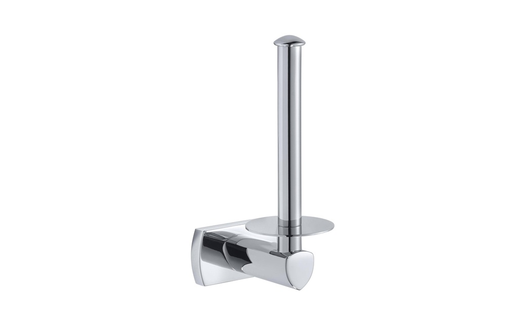 BIASCA Porte-rouleau pour papier de toilette 7 x 9.6 x 17.7 cm chrome