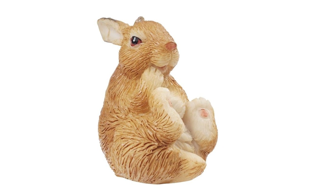 HobbyFun Mini animal Lièvre 4 cm