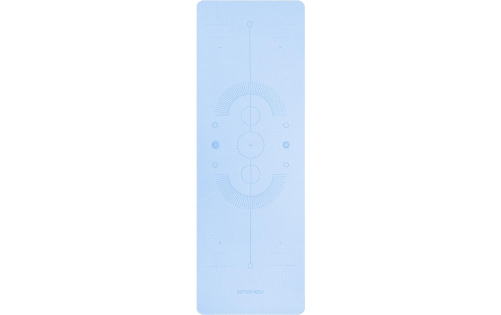 SPOKEY Tapis de yoga Mandala 0.4 cm, bleu léger