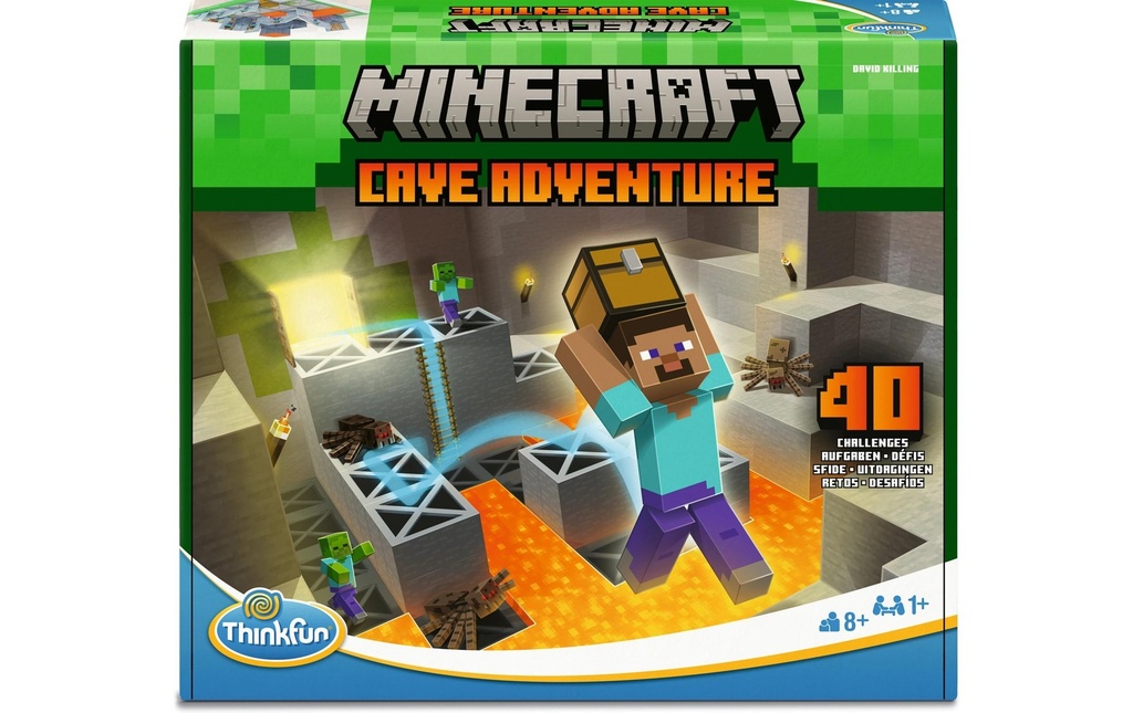Ravensburger Jeu de logique Minecraft Cave Adventure à partir de 8 ans, 1 joueur