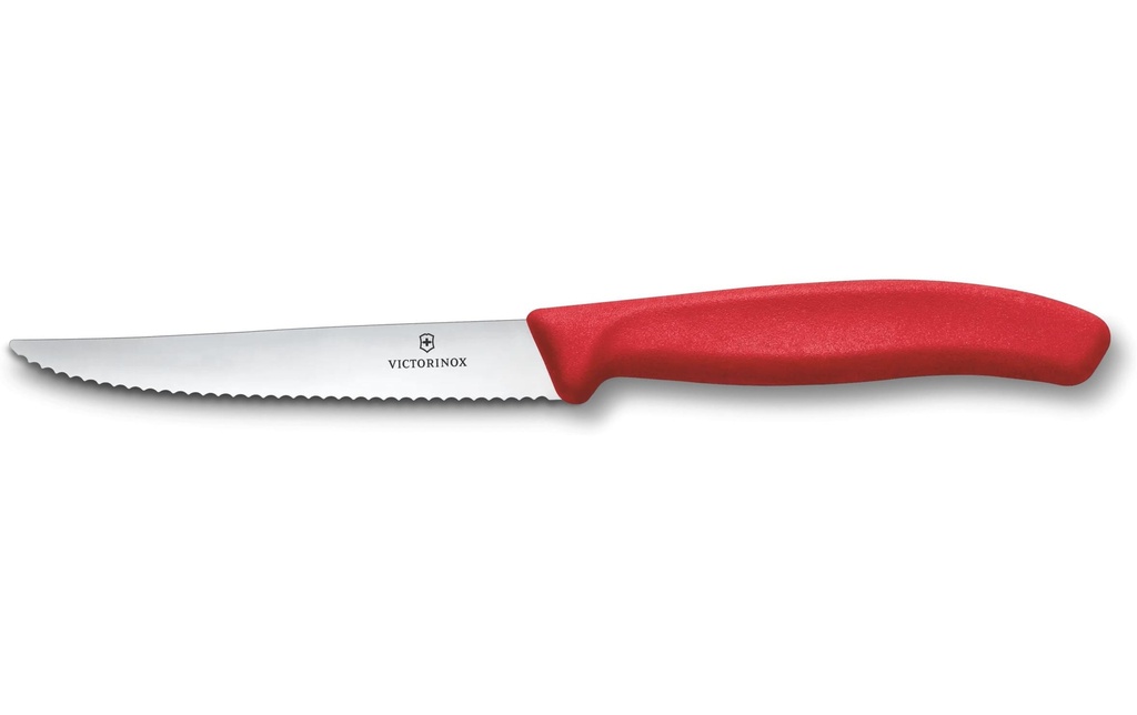 Victorinox Couteau à pizza Swiss Classic, 11 cm, rouge