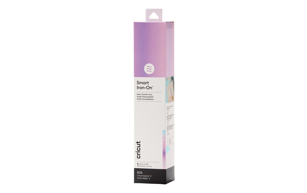 Cricut Film thermocollant Smart Holo 33 x 273 cm, 1 pièce, Transblue