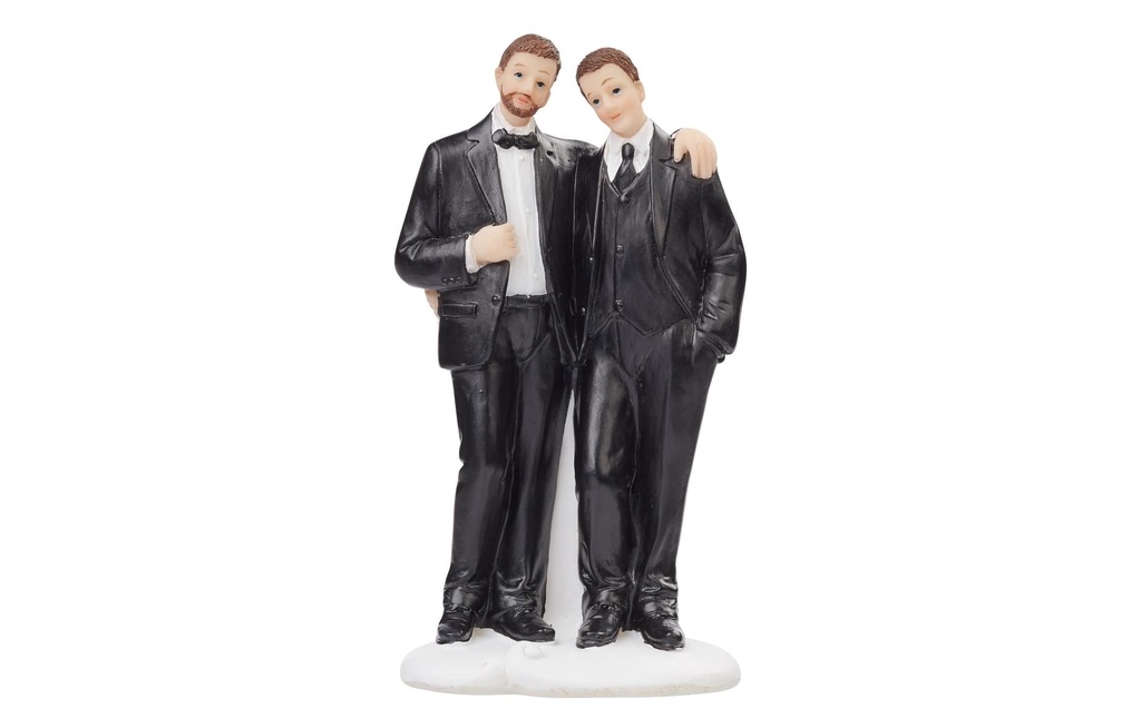 HobbyFun Mini figurine Couple d'hommes 11.5 cm