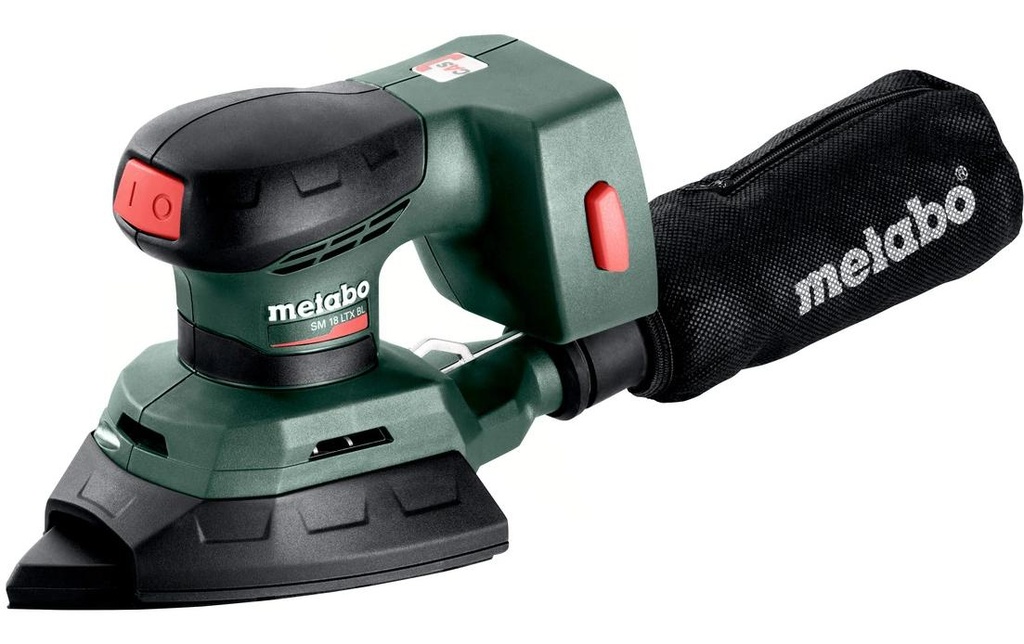 Metabo Ponceuses orbitales à batterie SM 18 LTX BL Solo