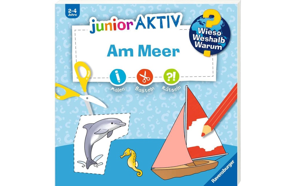 Ravensburger Livres pratiques pour enfants WWW junior AKTIV: Am Meer