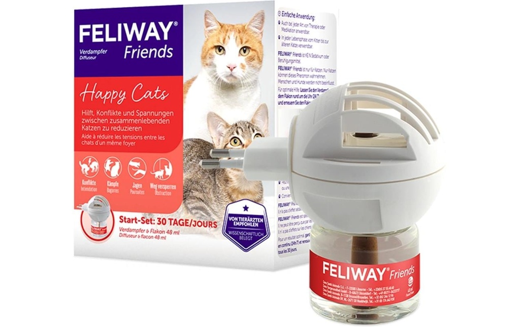 Feliway Bien-être Friends Kit de démarrage, 48 ml