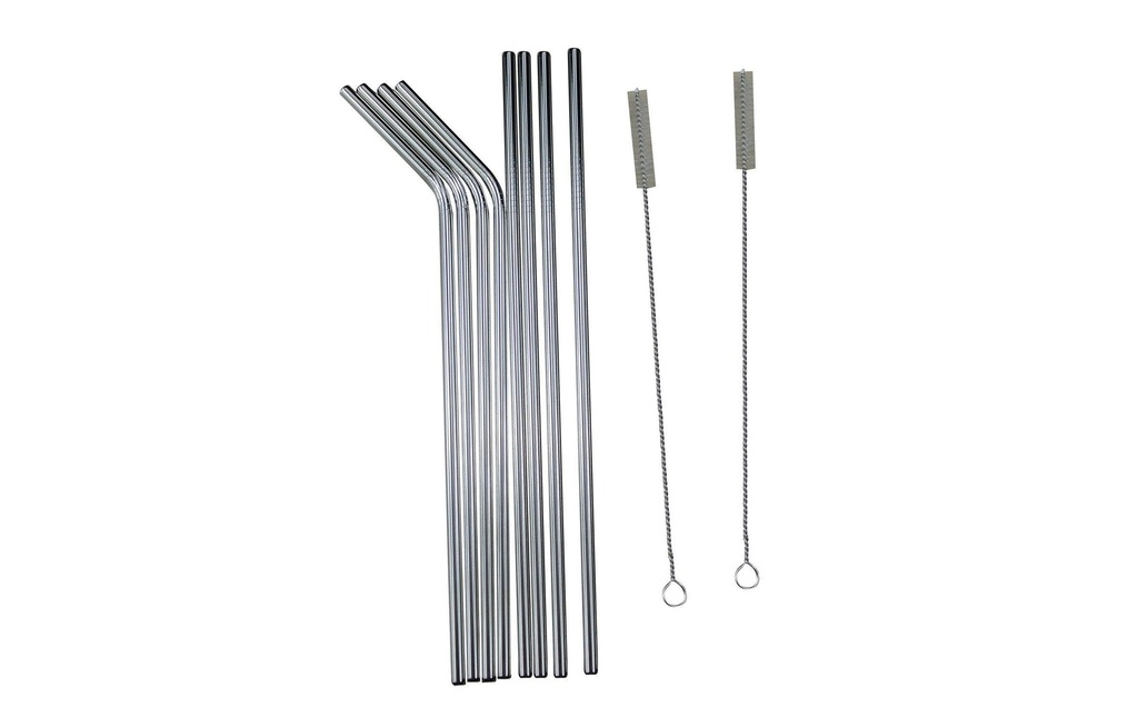 FTM Paille Stainless 8 Pièce/s, Argenté