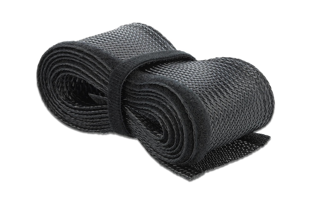 Delock Gaine de câble 2 m x 19 mm Noir
