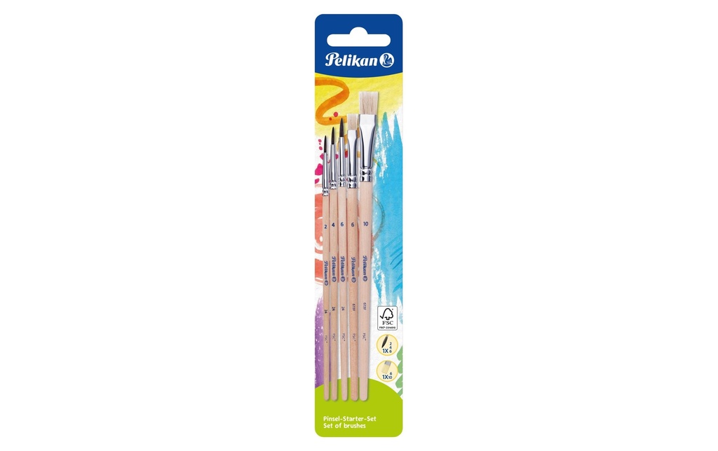Pelikan Brosse à poils 5 Pièce/s