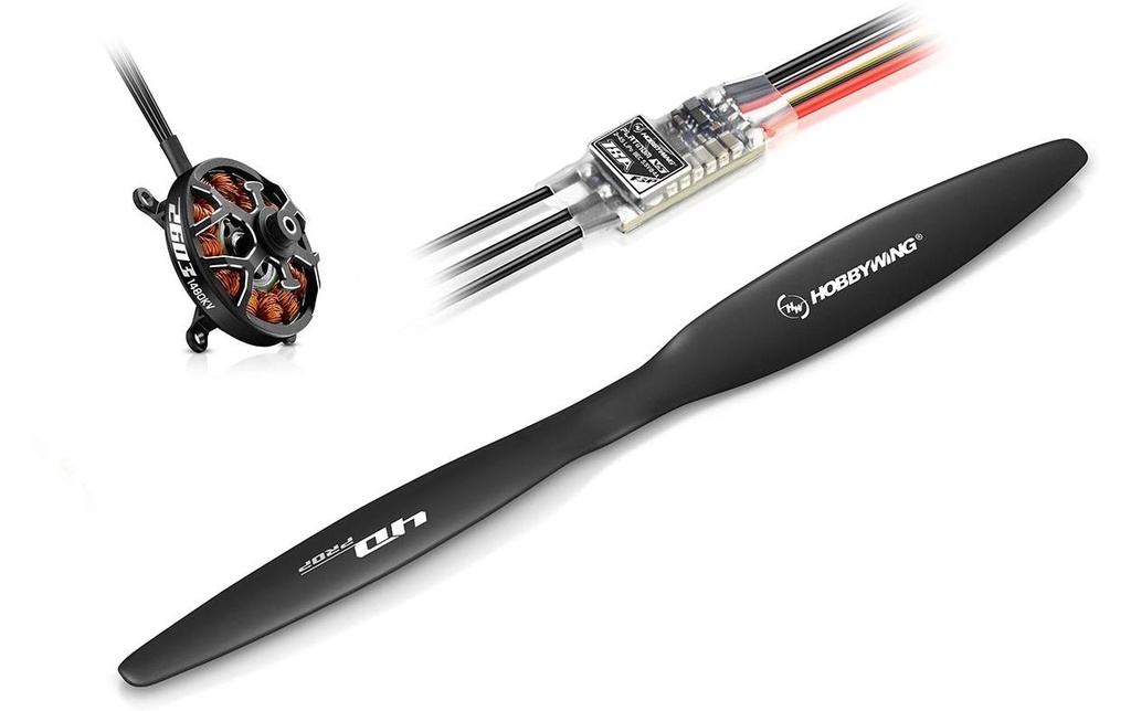 Hobbywing Kits d’entraînement Platinum F3P 4D Combo 1480 kV