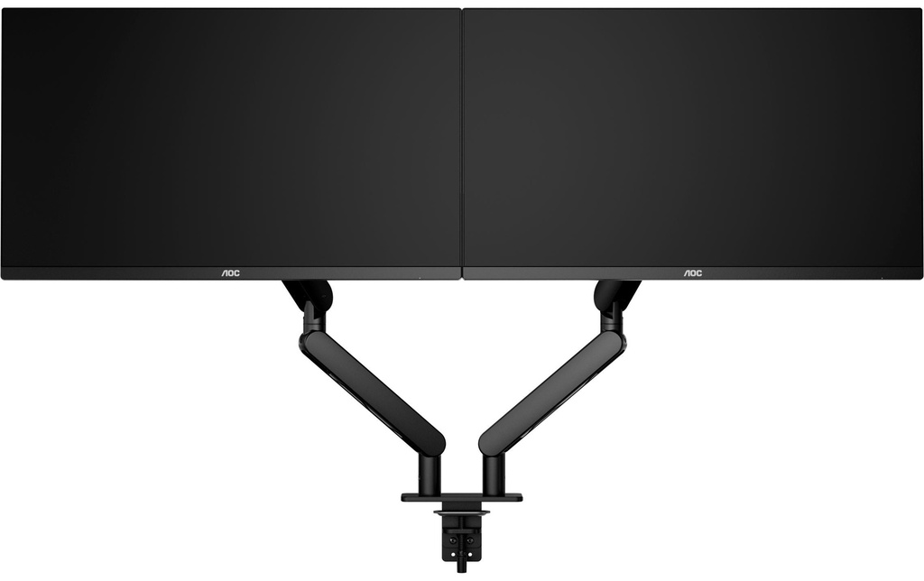 AOC Supports de table AM420B Dual jusqu’à 9 kg – Noir