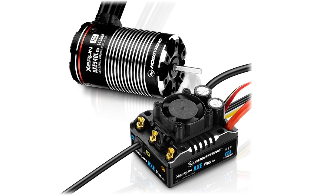 Hobbywing Kits d’entraînement sans brosse AXE Plus R3 Combo 1400 kV 2-6S