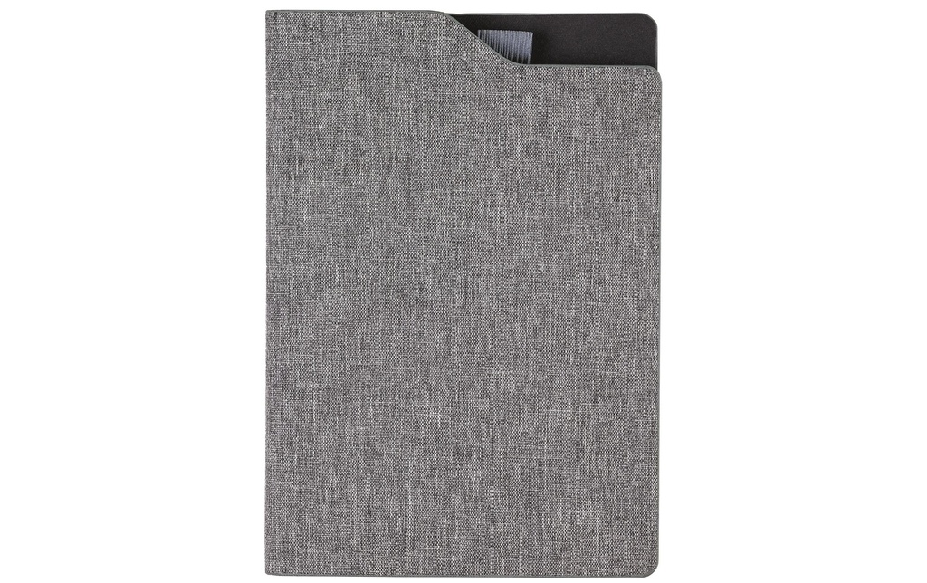 KOLMA Livre note A5 gris/noir RPET (80 pces)