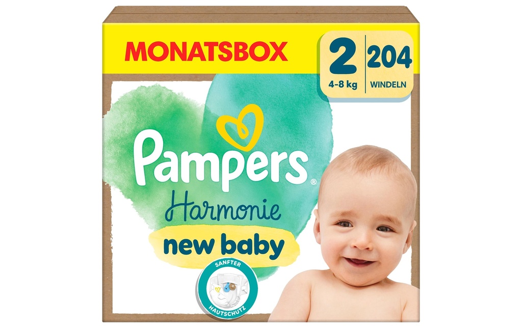 Pampers Couches Harmonie Mini Taille 2