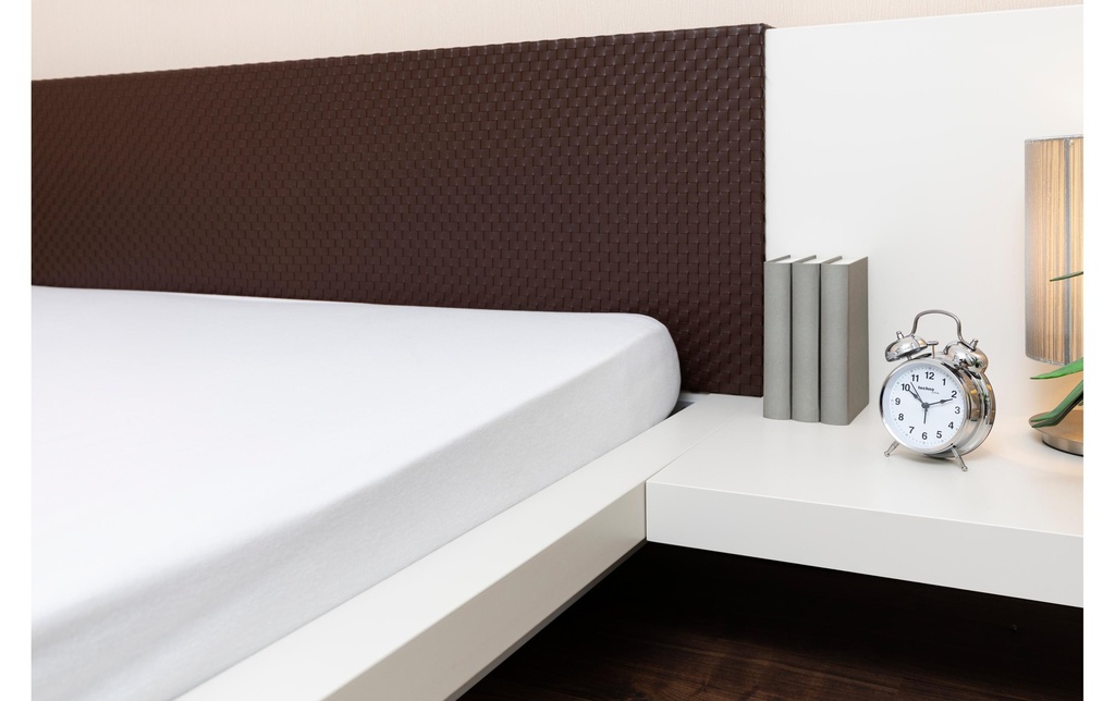 COCON Drap-housse molletonné 90 x 200 cm, Blanc