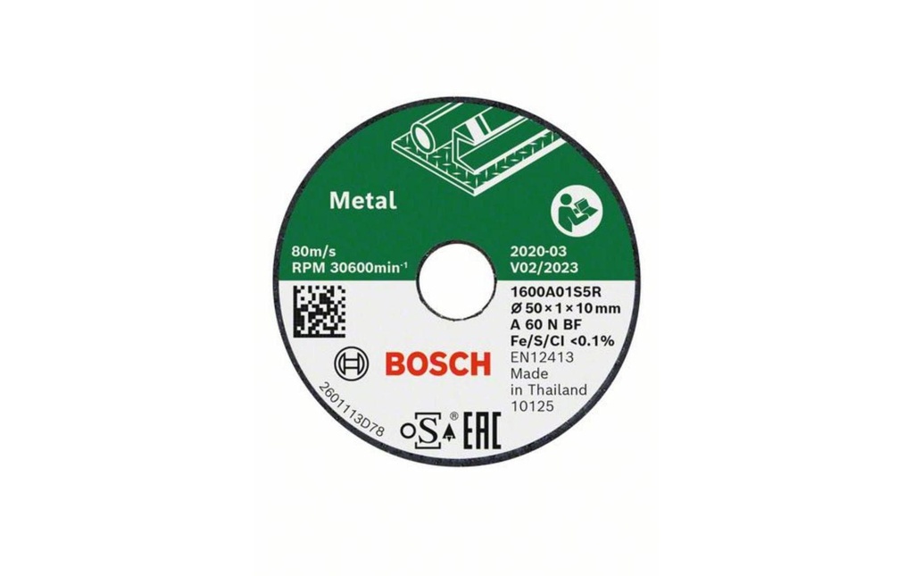 Bosch Disque à trancher Métal Ø 50 x 1x10 mm