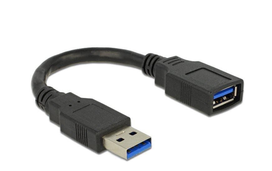Delock Câble de prolongation USB 3.0  USB-A - USB-A 0.15 m