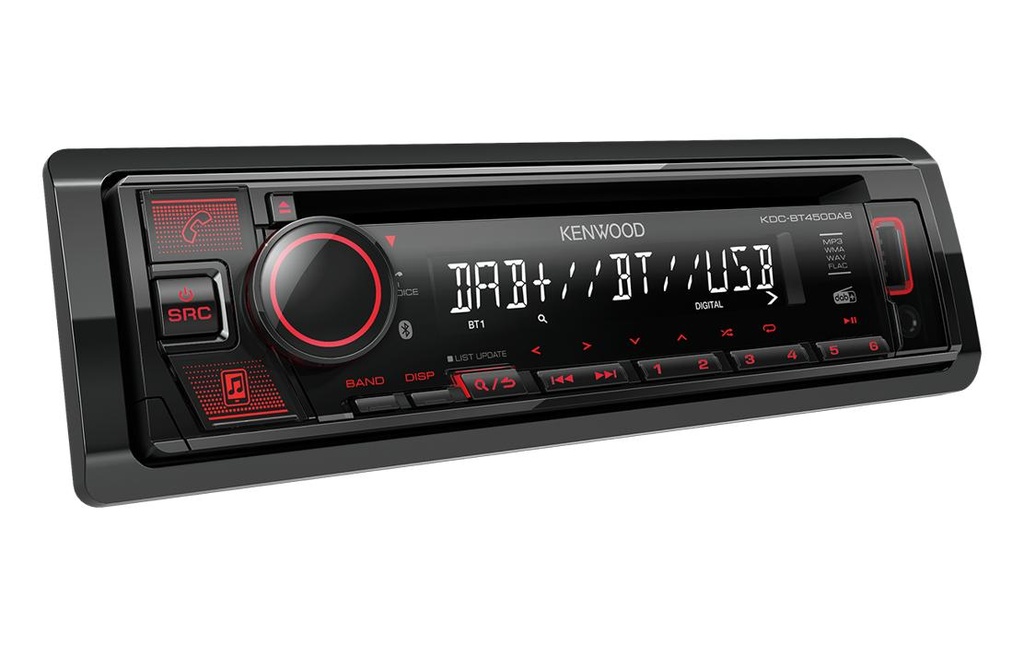 Kenwood Autoradio KDC-BT450DAB 1 DIN