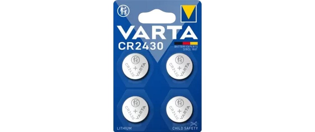 Varta Pile bouton CR2430 , 4 Pièce/s