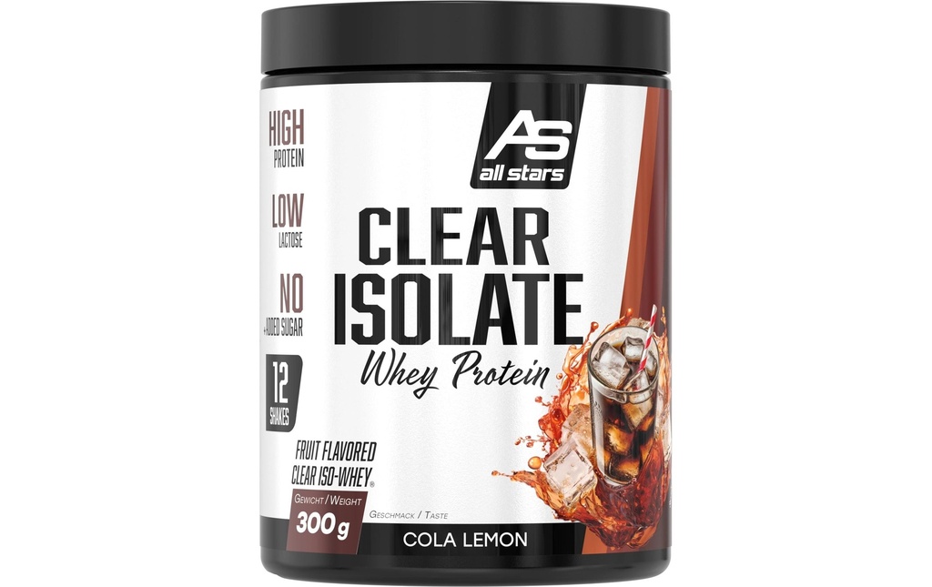All Stars Clear Isolate Cola Lemon 300 g