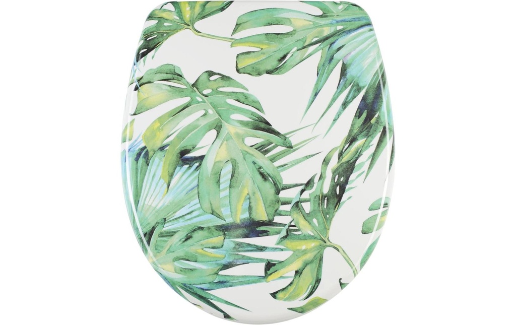 diaqua® Siège de toilette Nice Greenery Vert/Blanc