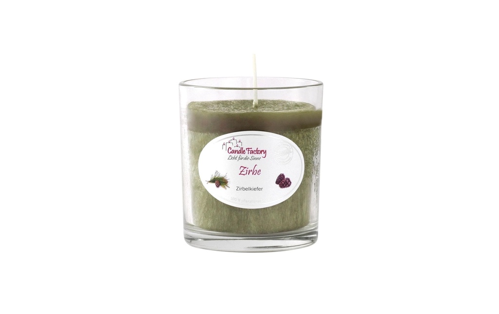 Candle Factory Bougie parfumée Party Light Zirbe