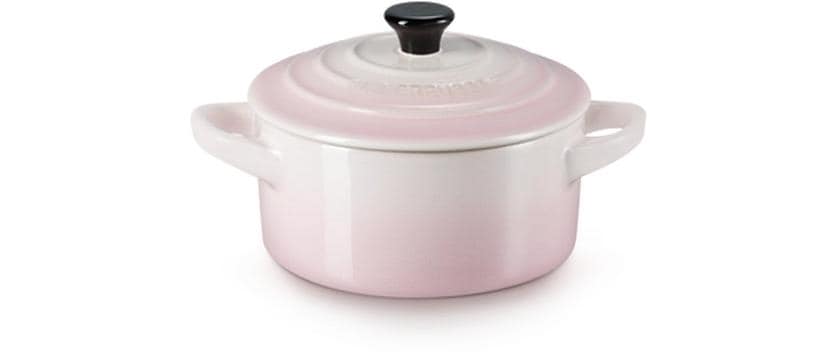 Le Creuset Plat à gratin Mini Cocotte Rond, Shell Pink