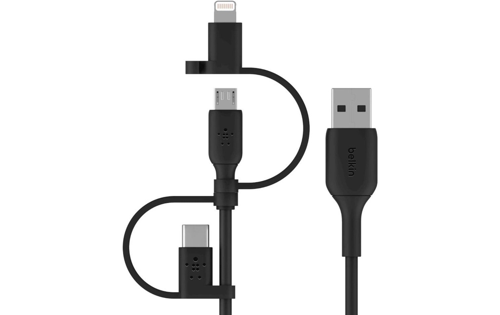 Belkin BoostCharge Universal USB-A - Lightning/USB-C/Micro-USB B