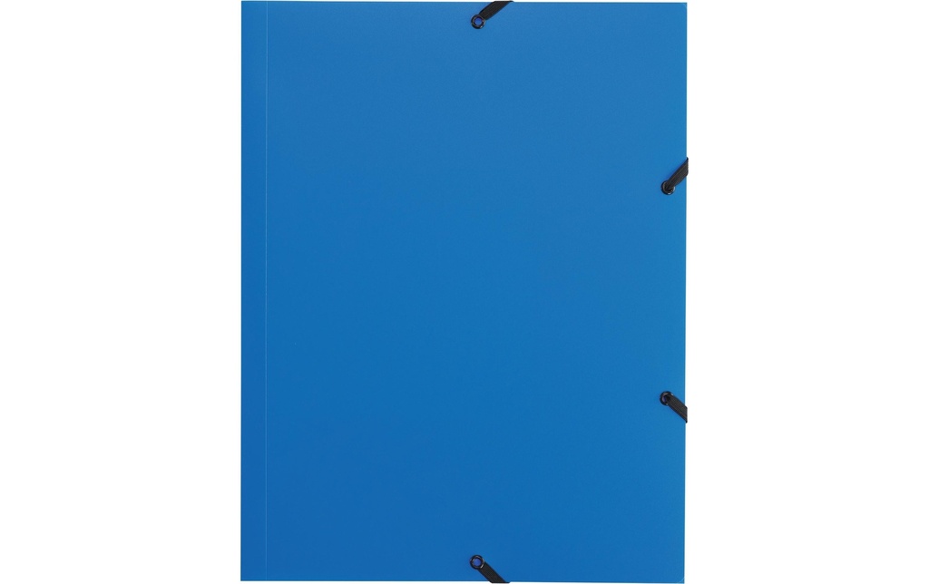 Kolma Portfolio à ruban élastique Penda A4 Opaque Bleu