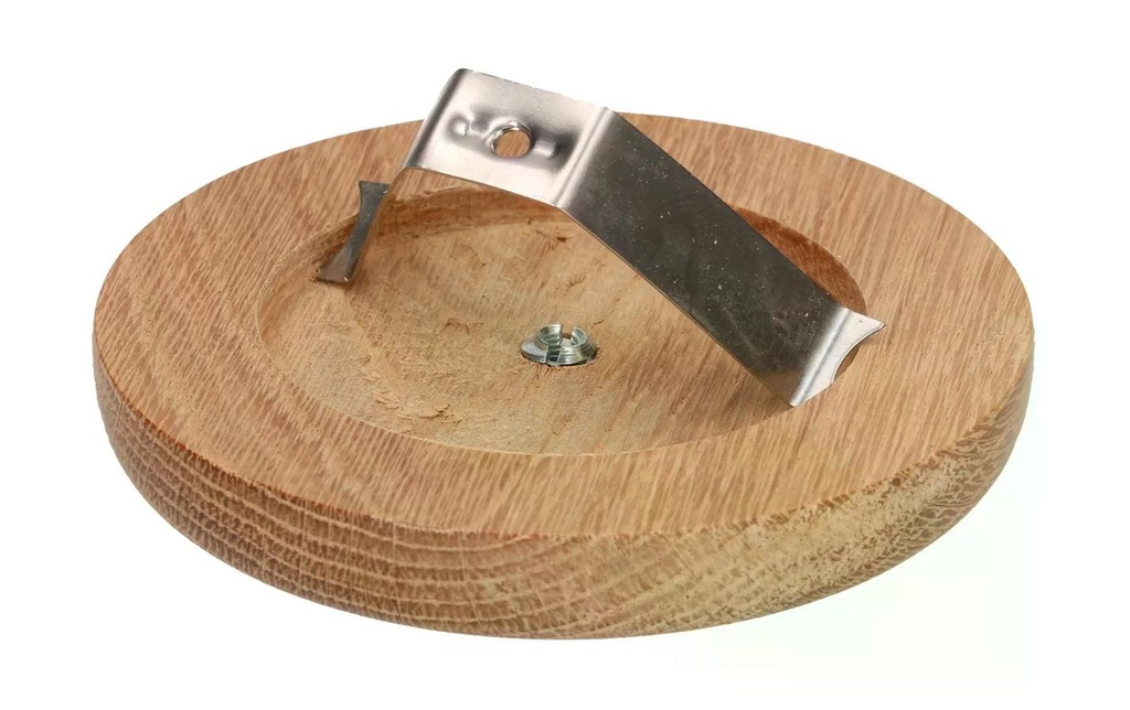 Max Hauri Rosace de plafond Ø 94 mm, Bois