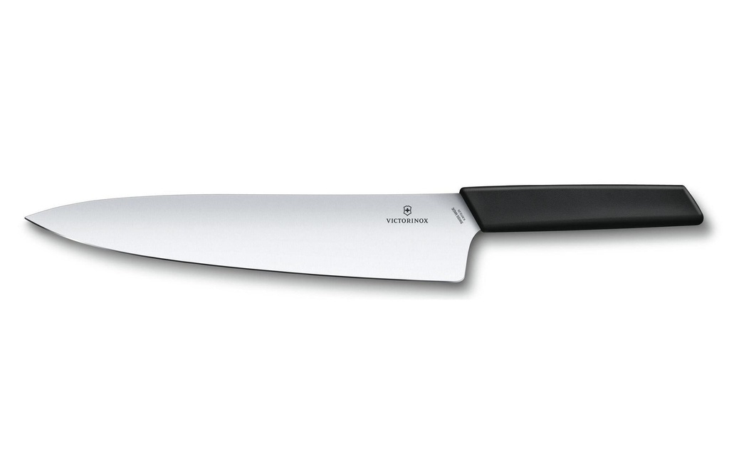 Victorinox Couteau trancheur Swiss Modern 25 cm, Noir