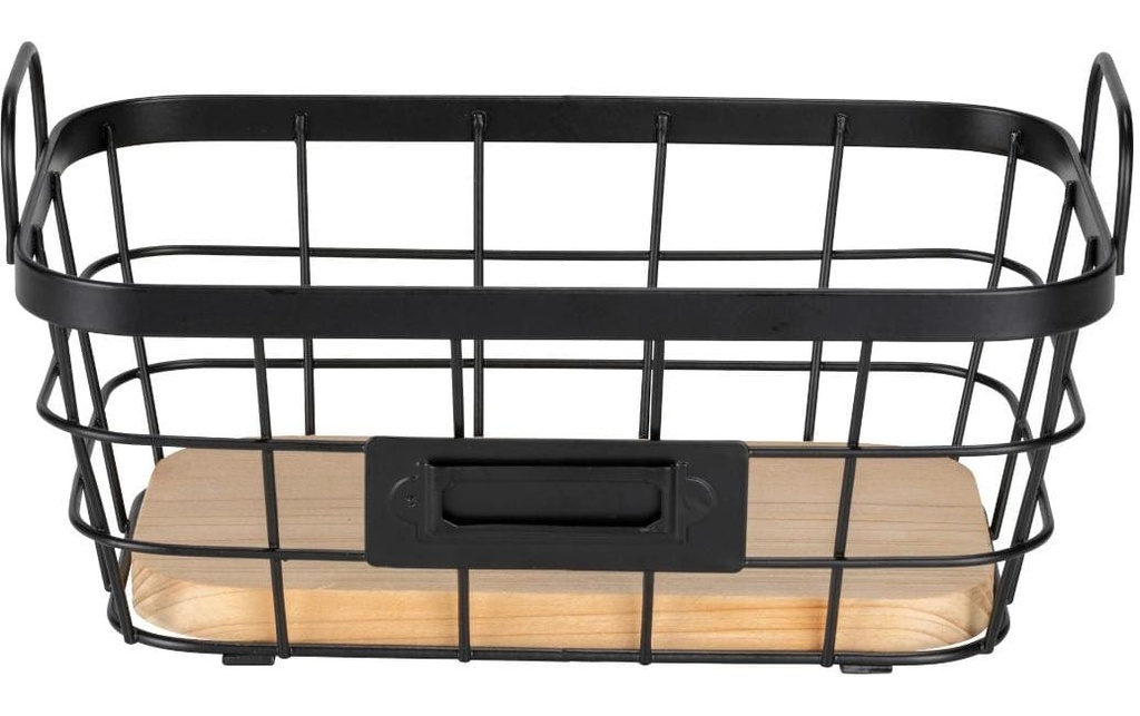 Wenko Panier de rangement Antenza S Noir