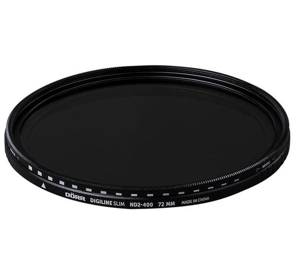 Dörr Filtre gris Digiline Slim Variable ND2-400 – 72 mm