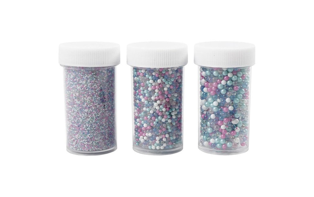 Creativ Company Perles en verre Mini en 3 tailles
