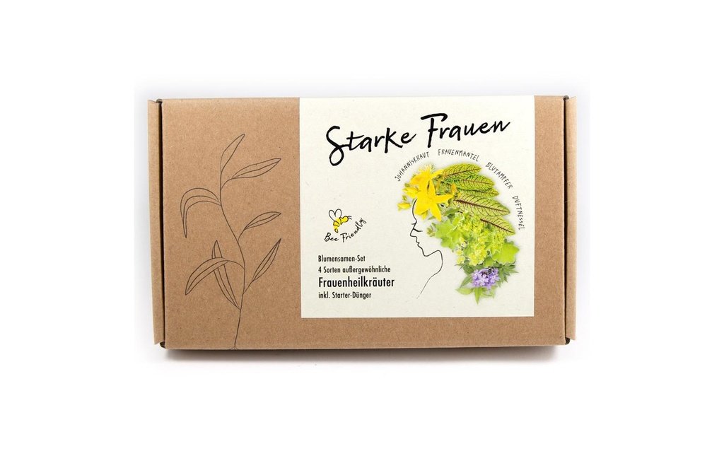 Naturkraftwerk Cultiver des femmes fortes, 4 variétés de graines d'herbes aromatiques