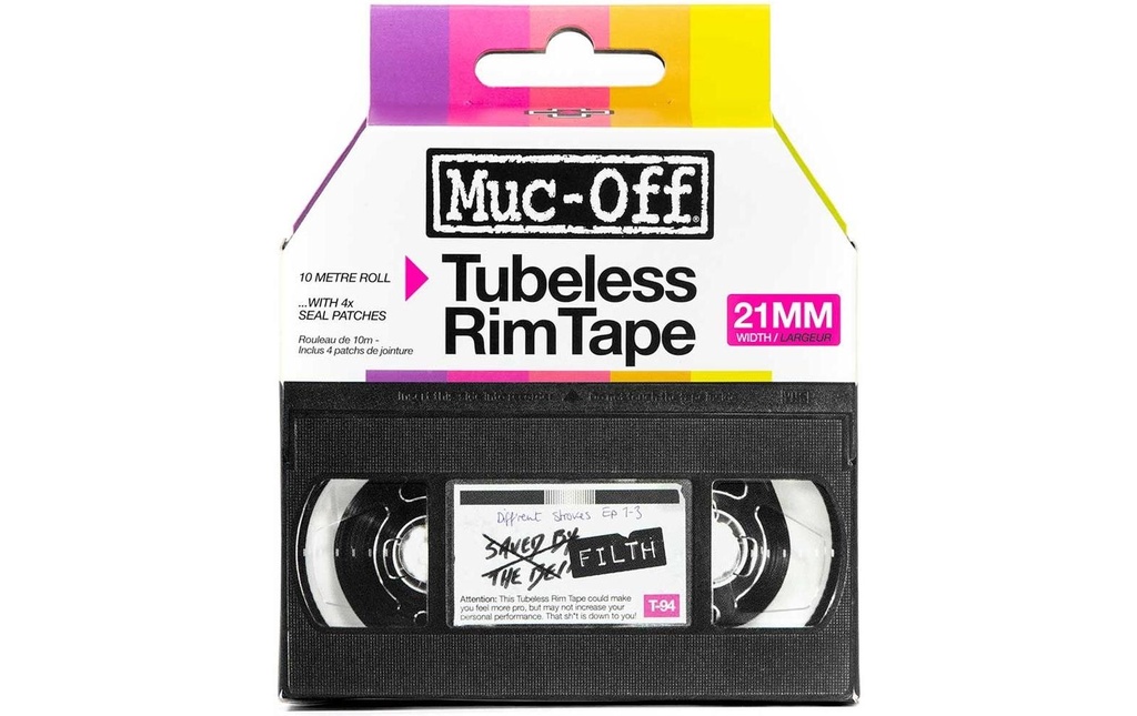 Muc-Off Bande de jante Rim Tape 21 mm