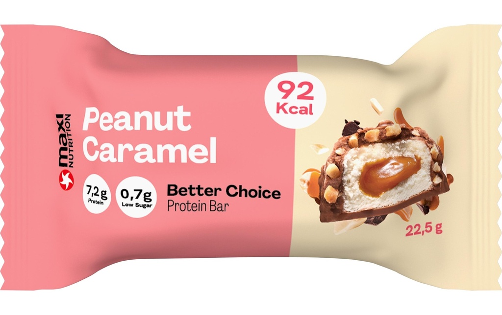Maxi Nutrition Barre Meilleur choix Peanut Caramel, 15x 22.5g