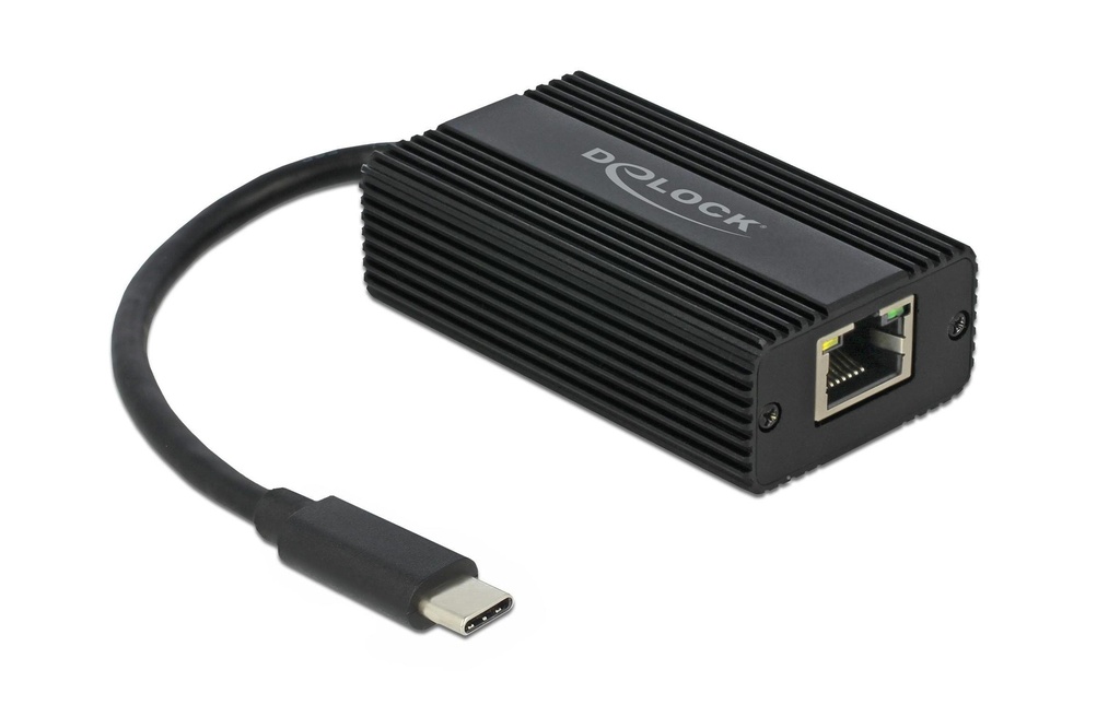 Delock Adaptateurs réseau USB-C - RJ45 2,5 Gbit/s, noir